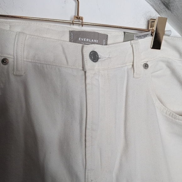 EVERLANE High Rise The Cotton Summer Jean in Bone NEW Size 32 Regular - Picture 2 of 9